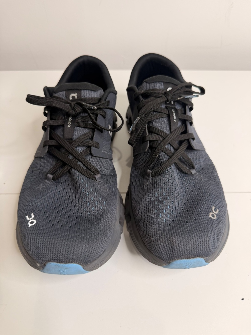 On Running Men's Cloud Sneaker in Dark Gray and Black